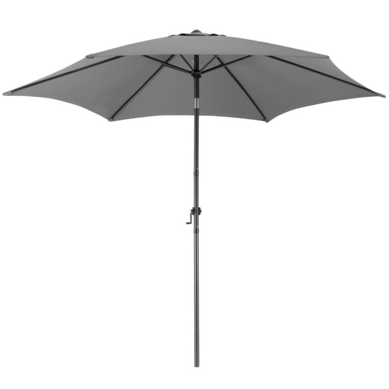 Parasol ogrodowy Bauerkraft składany regulowany 300 cm 50UV grafitowy 1 szt.