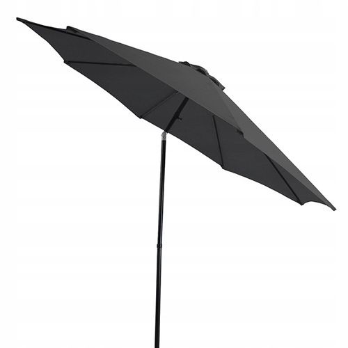 Parasol Ogrodowy Focus Garden Łamany Składany Samos z Masztem Szary 3m 300cm Wzmacniany 1 Szt
