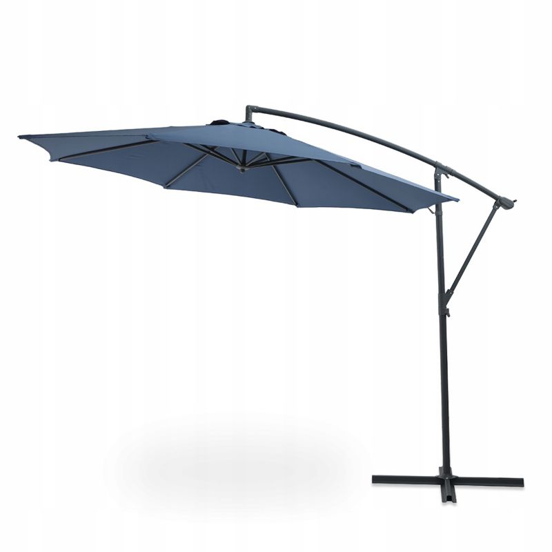 Parasol Ogrodowy Focus Garden Boczny Santorini z Wysięgnikiem Blue 3m 300cm - Wzmacniany 1 Szt
