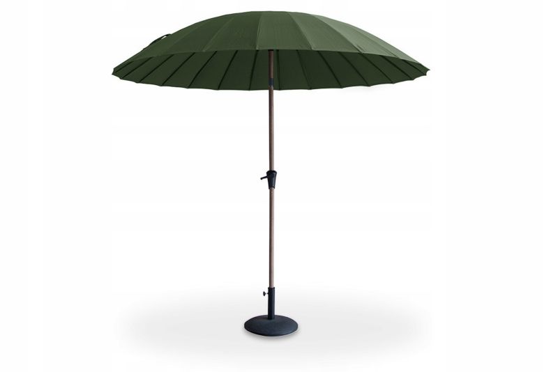 Parasol Ogrodowy Focus Garden Na Taras Duży Składany Phuket 280 Cm Dark Green Zielony 1 Szt