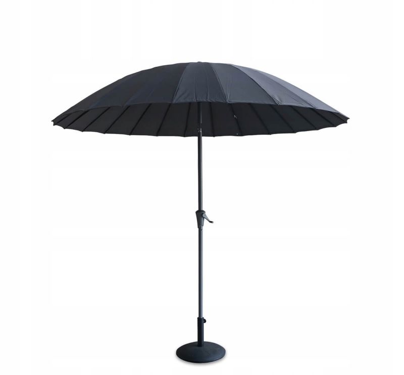 Parasol Ogrodowy Focus Garden Na Taras Duży Składany Phuket 280 Cm Grey - Wzmacniany 1 Szt