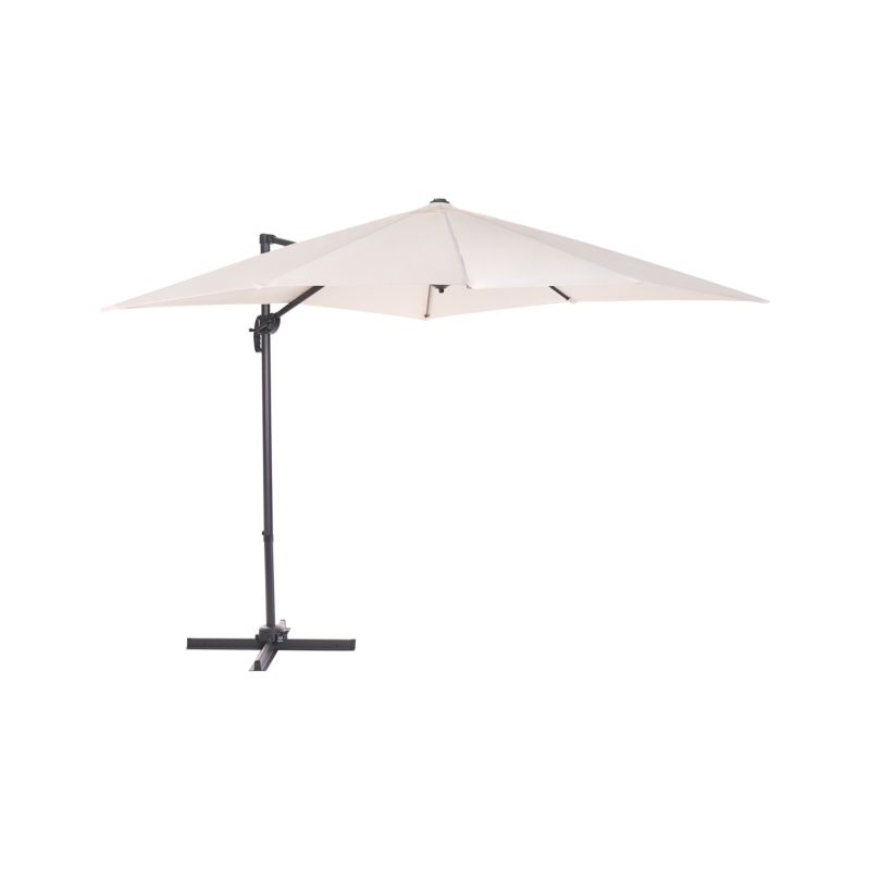 Parasol ogrodowy na wysięgniku 238 cm Monza Jasnobeżowy 1 szt.