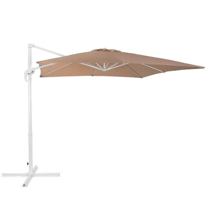 Parasol ogrodowy na wysięgniku 250 cm Monza Ciemnobeżowy 1 szt.