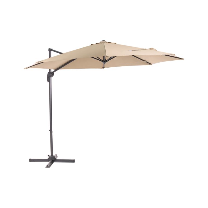 Parasol ogrodowy na wysięgniku 294 cm Savona Beżowy 1 szt.