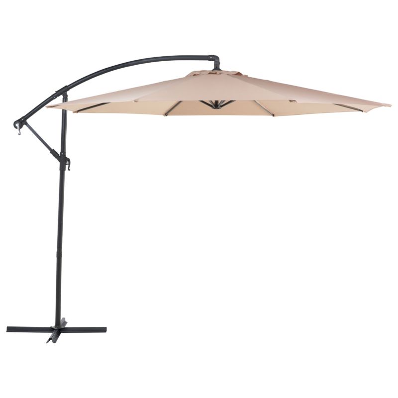 Parasol ogrodowy na wysięgniku 300 cm Ravenna Beżowy 1 szt.