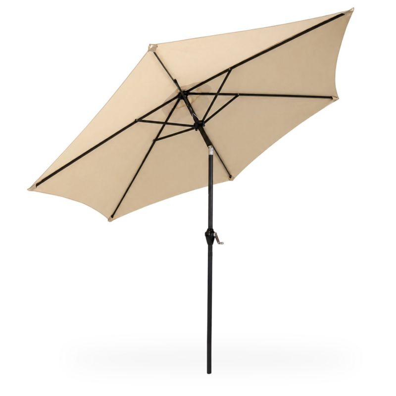 Parasol ogrodowy Orient z regulacją nachylenia w kolorze beżowym waga 4,5 kg wymiary 270x270x235 cm 1 szt.