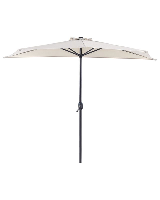 Parasol ogrodowy półokrągły 270 cm beżowy Galati 1 szt.