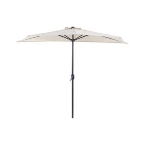 Parasol ogrodowy półokrągły 270 cm beżowy Galati 1 szt.