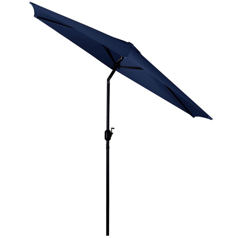 Parasol ogrodowy Plonos balkonowy 300cm regulowany składany + pokrowiec granatowy 1 szt.