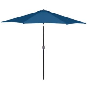 Parasol ogrodowy Springos łamany 300 cm składany na taras i balkon duży granatowy 1 szt.