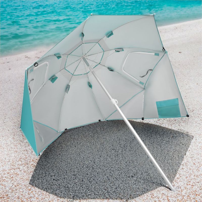 Parasol plażowy Bauerkraft 2w1 namiot parawan składany w pokrowcu 1 szt