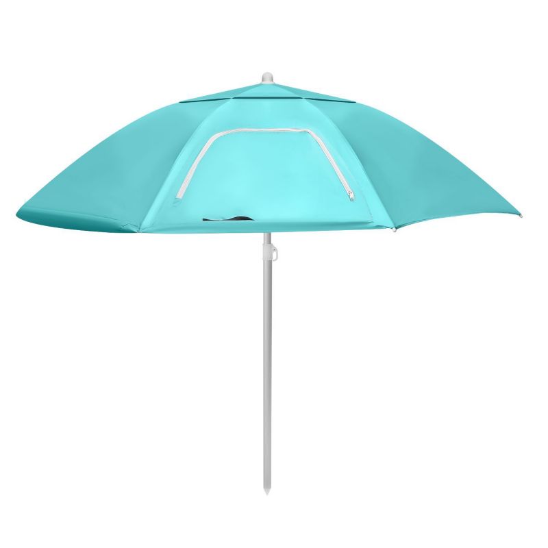 Parasol plażowy Bauerkraft 2w1 namiot parawan składany w pokrowcu 1 szt