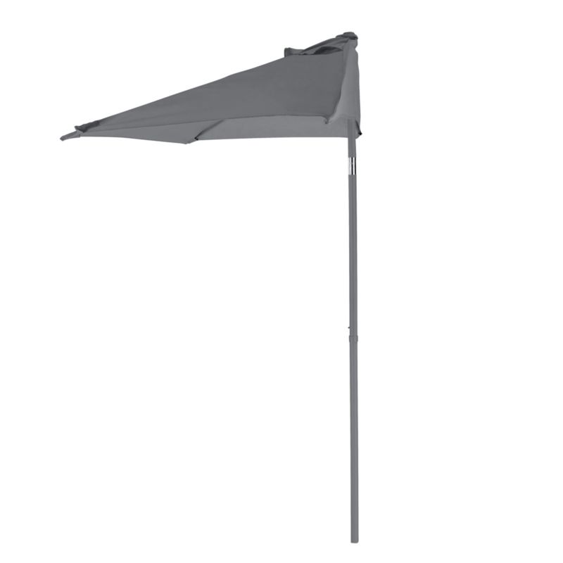 Parasol półokrągły GoodHome Carambole szary