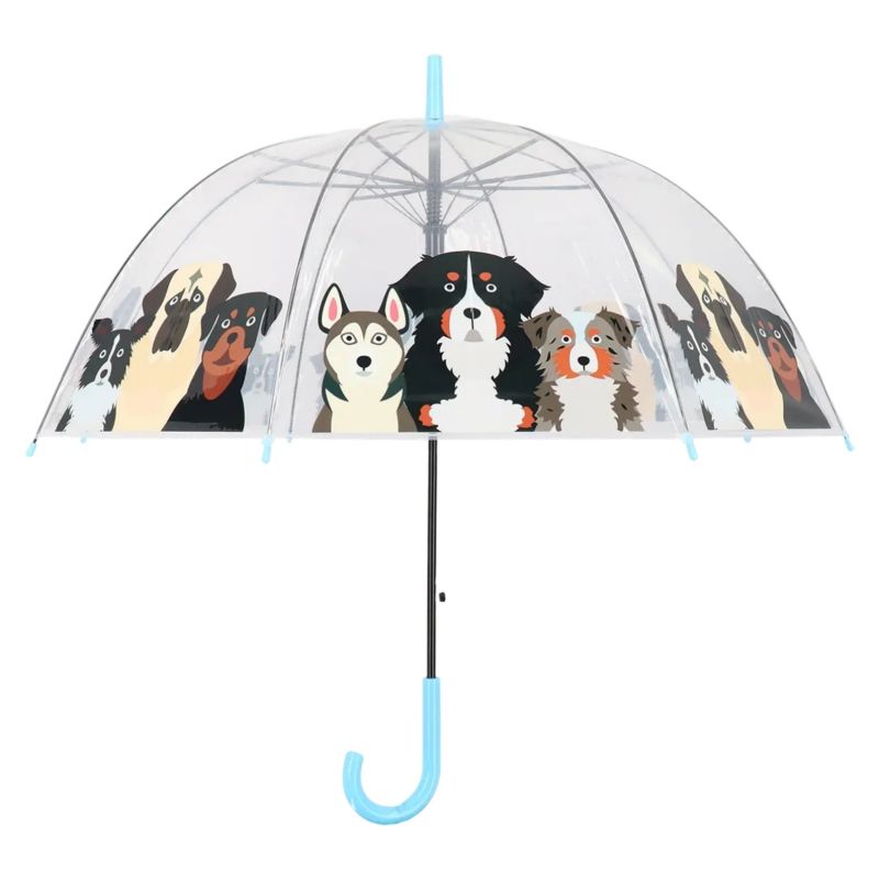 Parasol transparentny Esschert Design TP467 pieski 86,5 cm 1 szt.