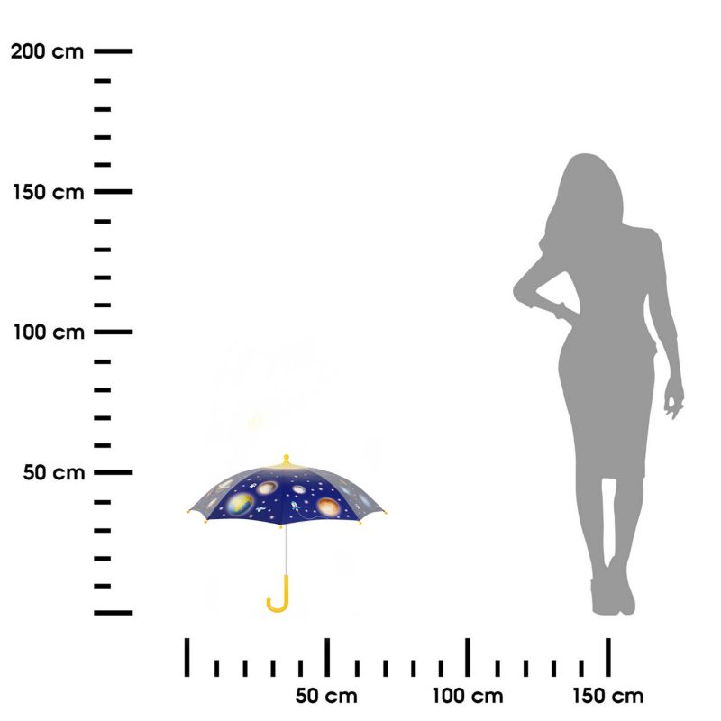 Parasolka dziecięca automatyczna Esschert Design kosmos 68,5 cm wys. 59 cm 1 szt.