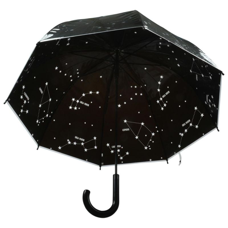 Parasolka Esschert Design gwiazdozbiory czarna 80,7 cm 81 cm 1 szt.