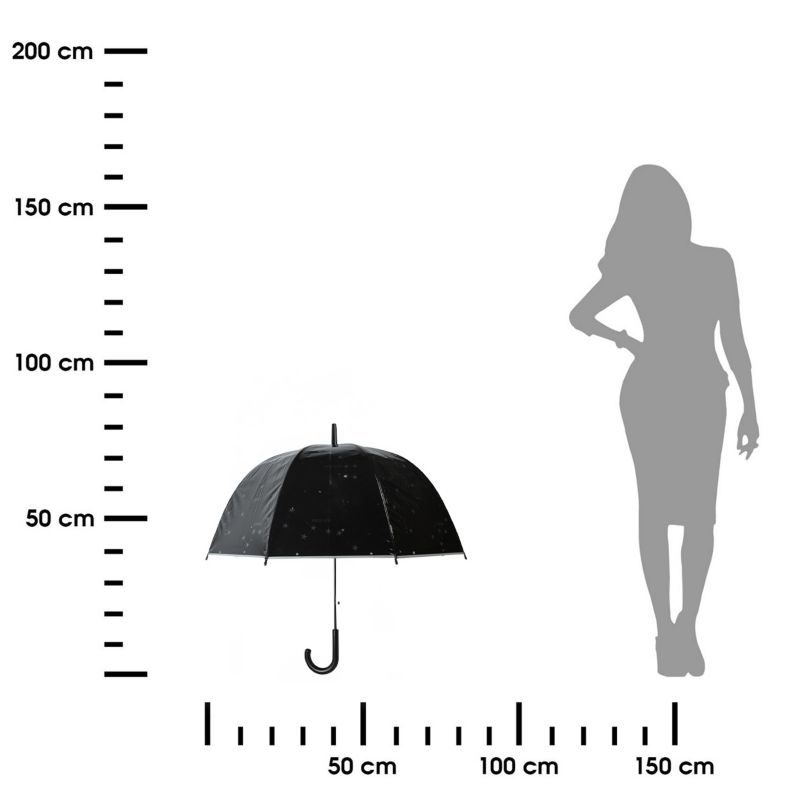 Parasolka Esschert Design gwiazdozbiory czarna 80,7 cm 81 cm 1 szt.