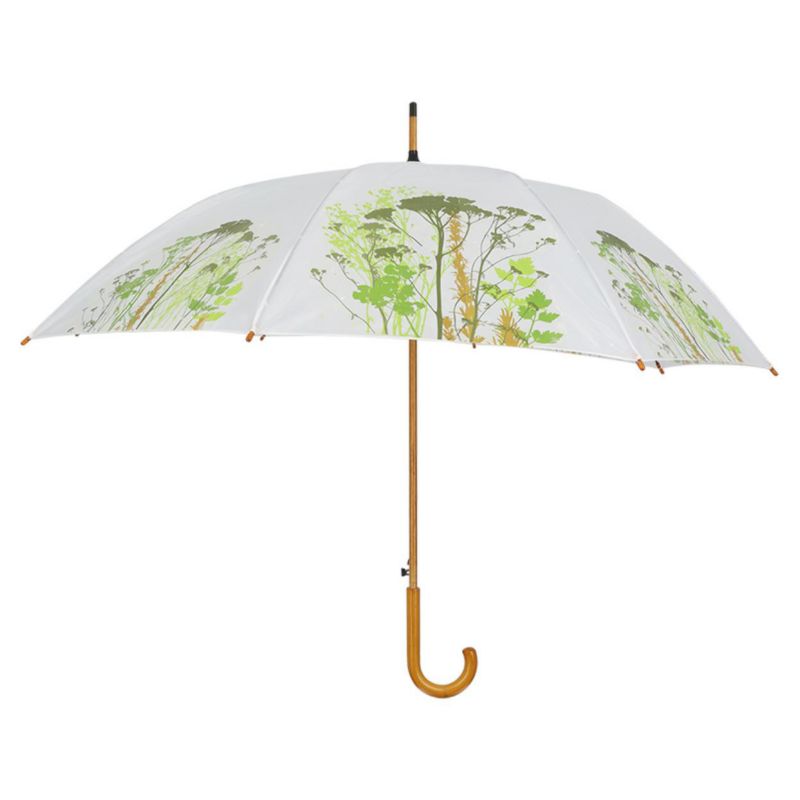 Parasolka Esschert Design transparentna botaniczny wzór 120x120x96 cm 1 szt.
