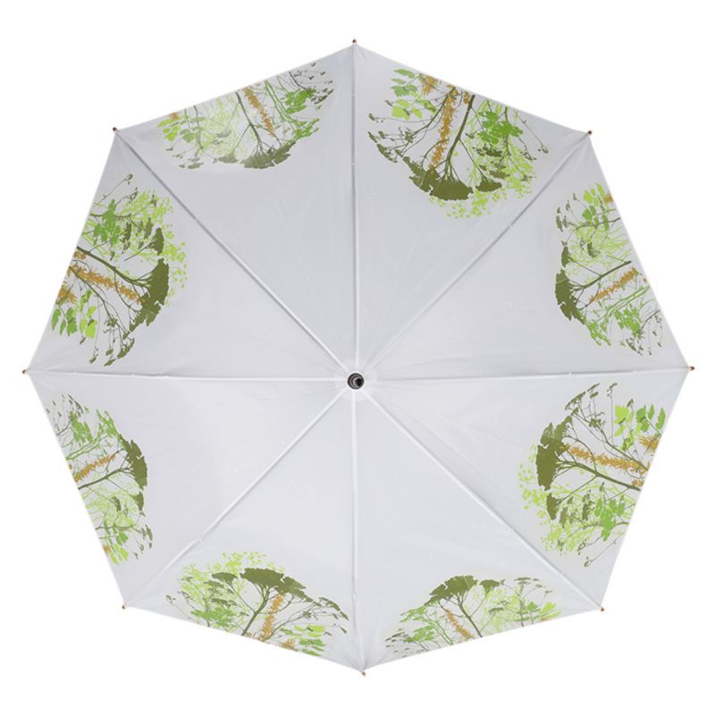 Parasolka Esschert Design transparentna botaniczny wzór 120x120x96 cm 1 szt.