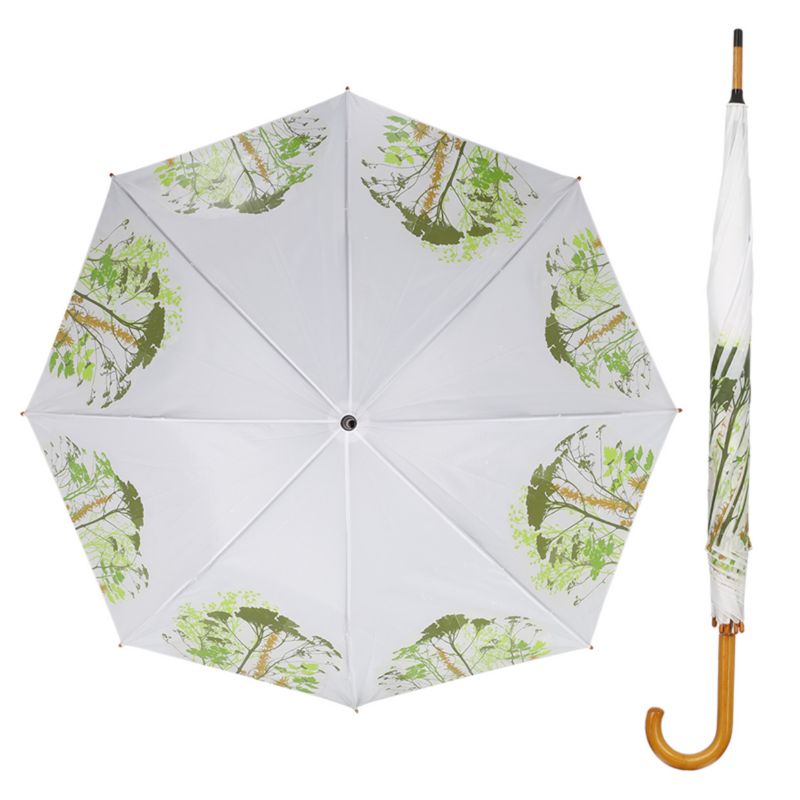 Parasolka Esschert Design transparentna botaniczny wzór 120x120x96 cm 1 szt.