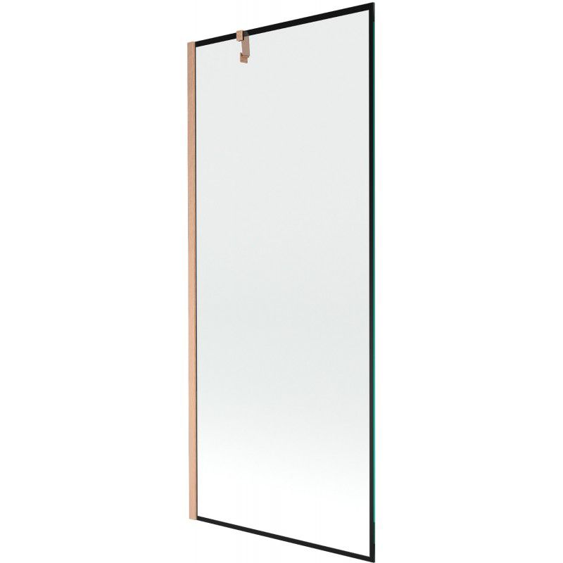 Parawan 1-skrzydłowy Mexen Next czarny wzór 80x150 cm 1 szt.