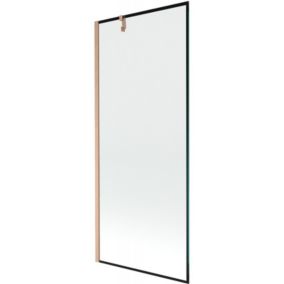 Parawan 1-skrzydłowy Mexen Next czarny wzór 80x150 cm 1 szt.