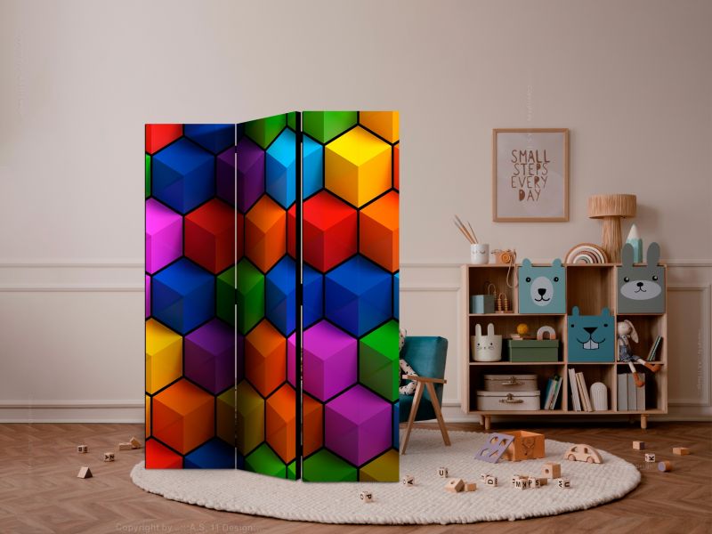 Parawan akustyczny Artgeist 3D 135x172 cm 3D 1 szt