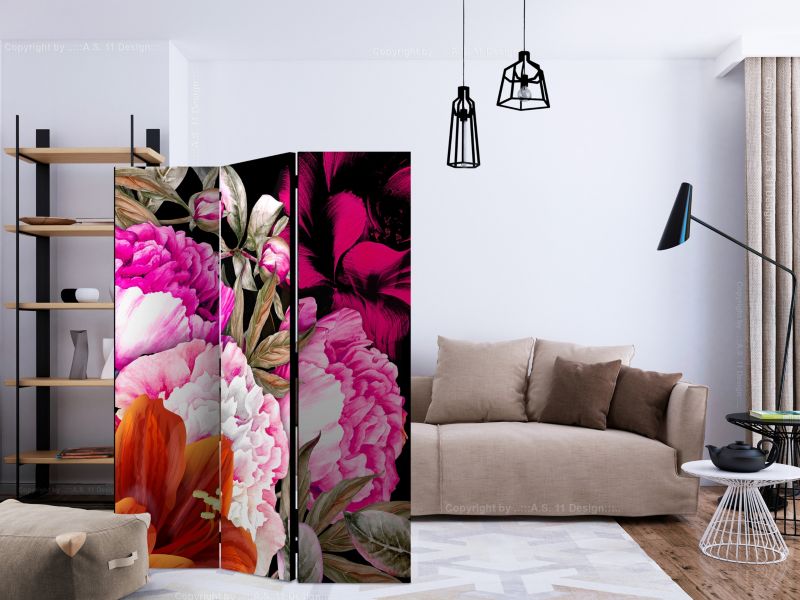 Parawan akustyczny Artgeist Kwiaty 135x172 cm Kwiaty 1 szt
