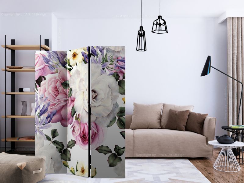 Parawan akustyczny Artgeist Kwiaty 135x172 cm Kwiaty 1 szt