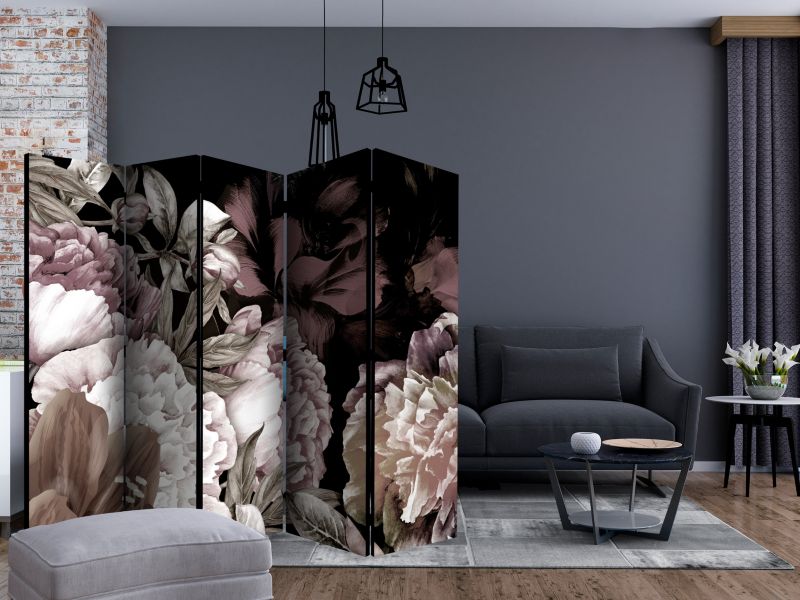 Parawan akustyczny Artgeist Kwiaty 225x172 cm Kwiaty 1 szt