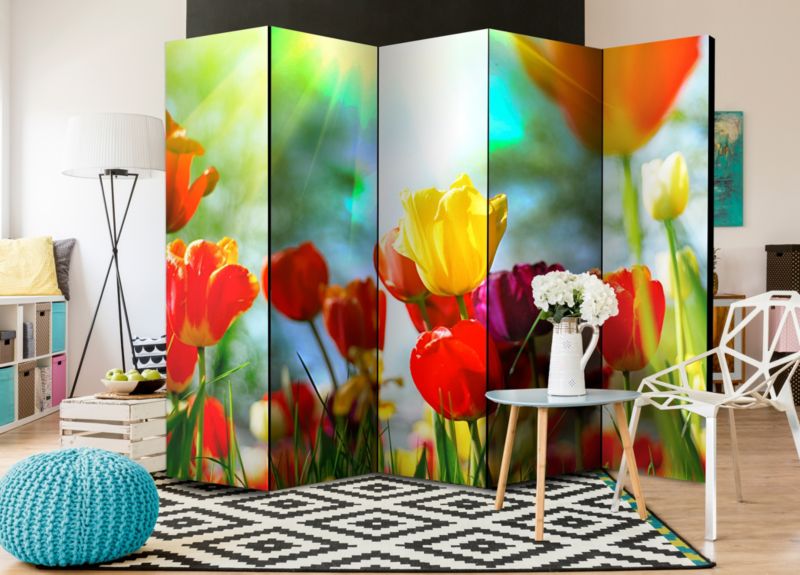 Parawan akustyczny Artgeist Kwiaty 225x172 cm Kwiaty 1 szt
