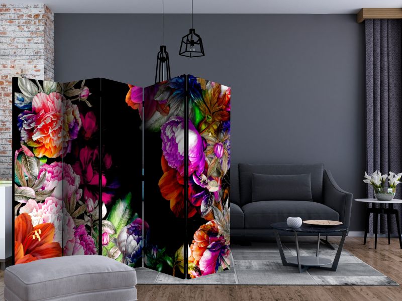Parawan akustyczny Artgeist Kwiaty 225x172 cm Kwiaty 1 szt