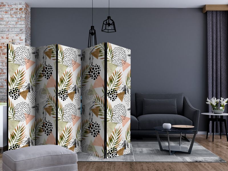 Parawan akustyczny Artgeist Kwiaty 225x172 cm Kwiaty 1 szt