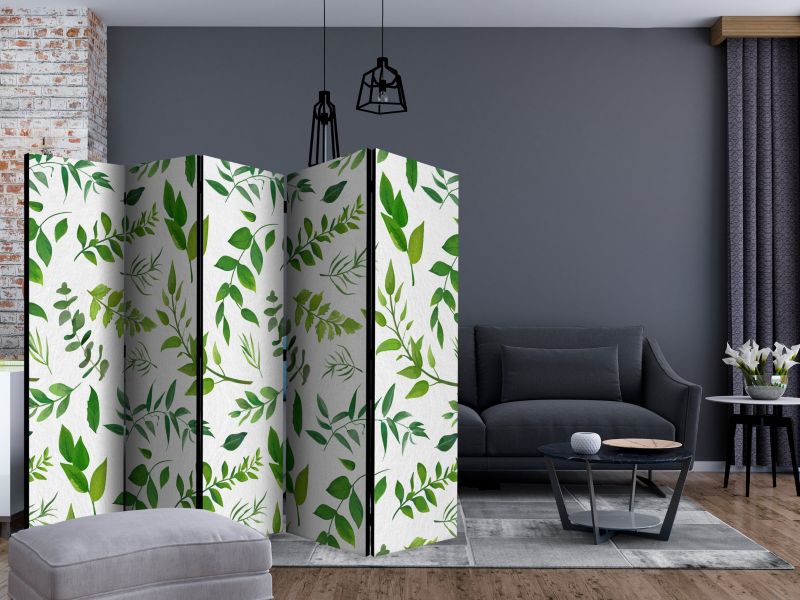 Parawan akustyczny Artgeist Liście 225x172 cm Liście 1 szt