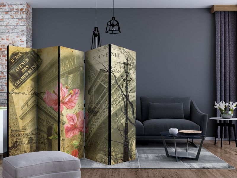 Parawan akustyczny Artgeist Miasta 225x172 cm Miasta 1 szt