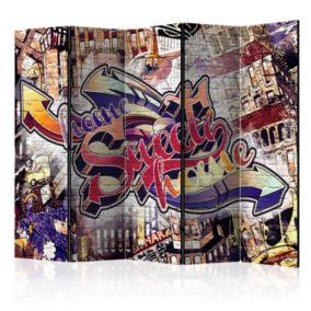 Parawan akustyczny Artgeist Street art 225x172 cm Street art 1 szt