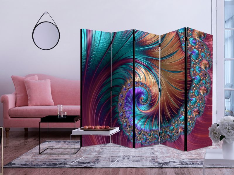 Parawan dwustronny Artgeist Abstrakcje 225x172 cm Abstrakcje 1 szt