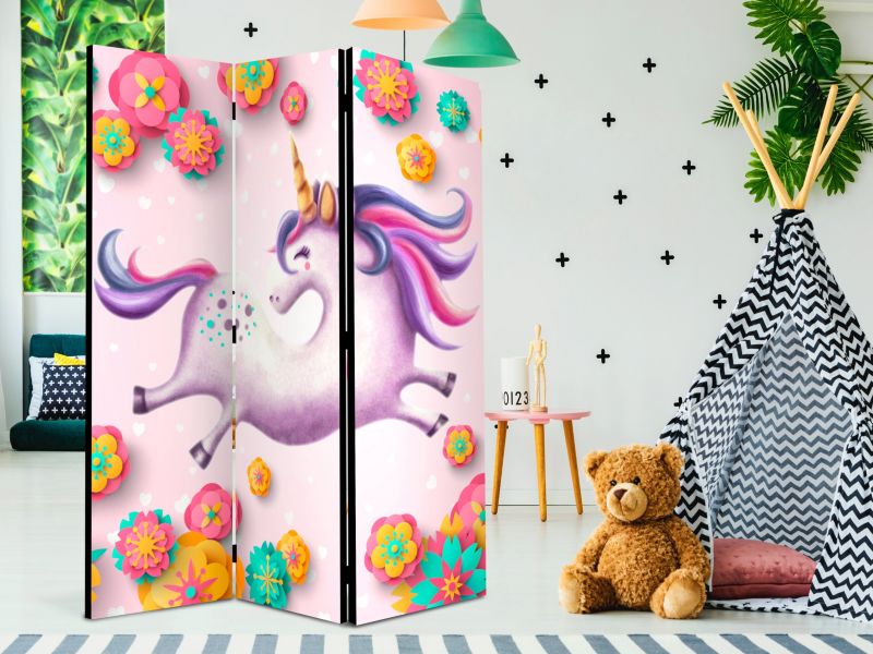 Parawan dwustronny Artgeist Dla dzieci 135x172 cm Dla dzieci 1 szt