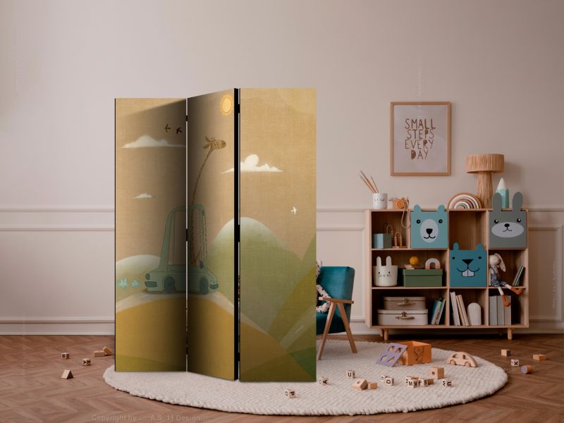 Parawan dwustronny Artgeist Dla dzieci 135x172 cm Dla dzieci 1 szt