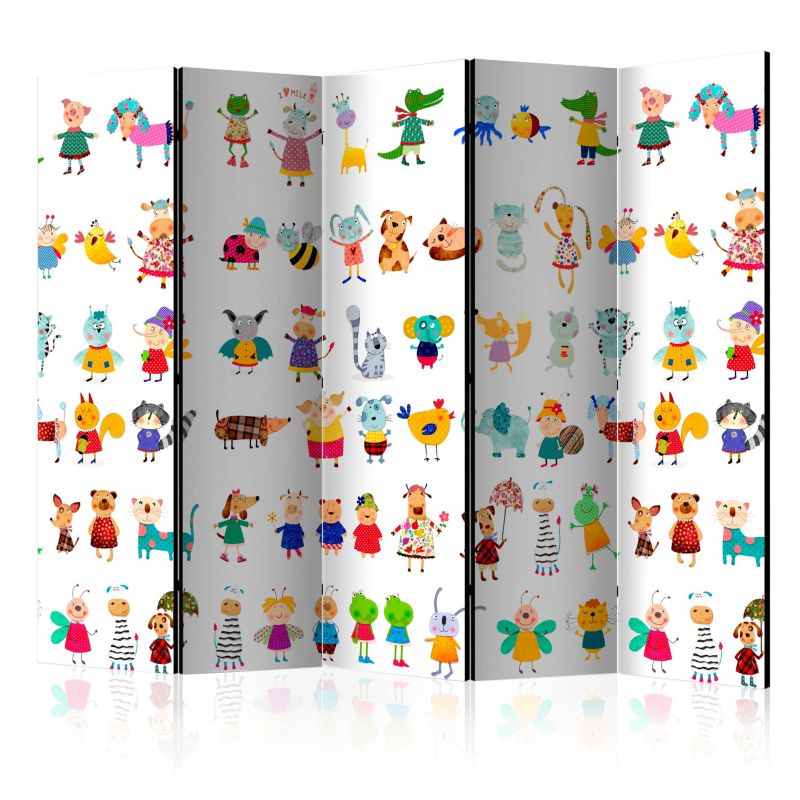 Parawan dwustronny Artgeist Dla dzieci 225x172 cm Dla dzieci 1 szt