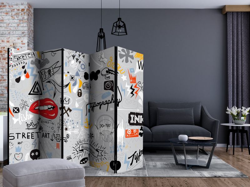 Parawan dwustronny Artgeist Dla dzieci 225x172 cm Dla dzieci 1 szt