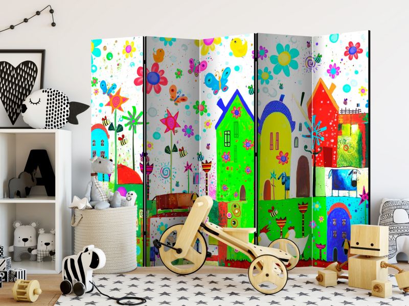Parawan dwustronny Artgeist Dla dzieci 225x172 cm Dla dzieci 1 szt