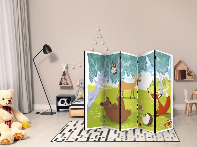 Parawan dwustronny Artgeist Dla dzieci 225x172 cm Dla dzieci 1 szt