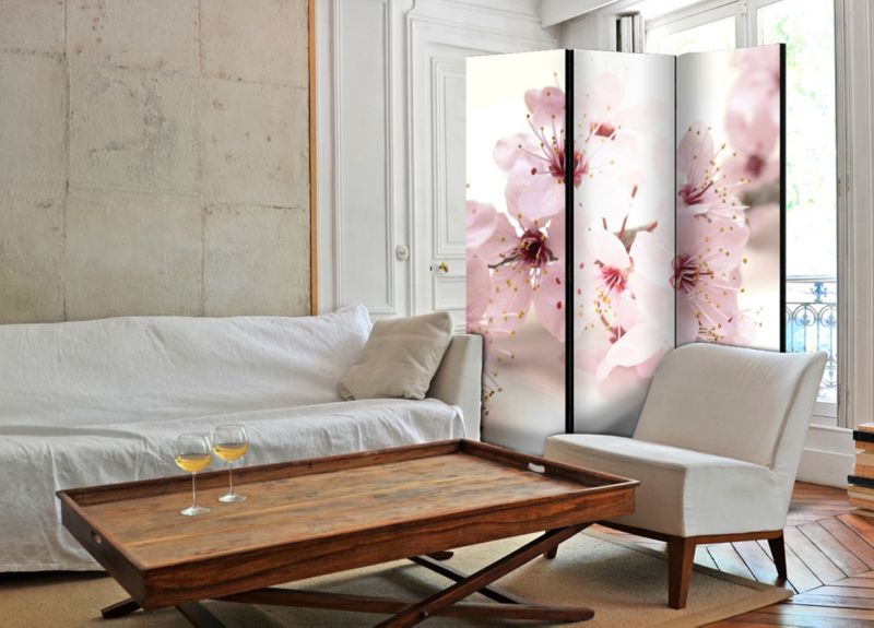 Parawan dwustronny Artgeist Kwiaty 135x172 cm Kwiaty 1 szt