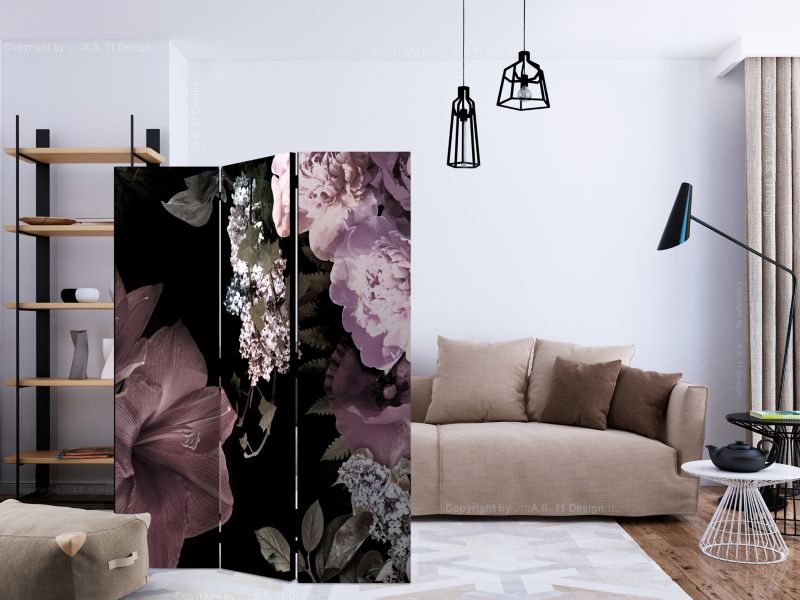 Parawan dwustronny Artgeist Kwiaty 135x172 cm Kwiaty 1 szt
