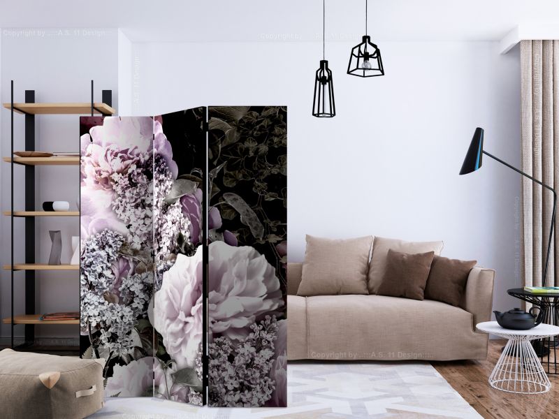 Parawan dwustronny Artgeist Kwiaty 135x172 cm Kwiaty 1 szt