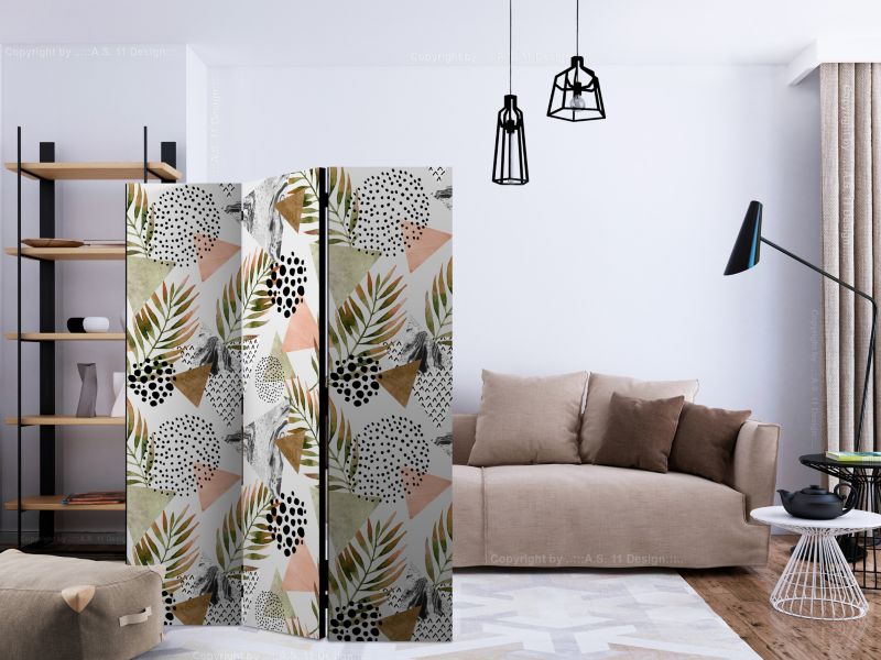 Parawan dwustronny Artgeist Kwiaty 135x172 cm Kwiaty 1 szt