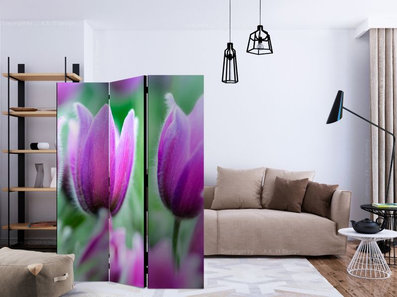 Parawan dwustronny Artgeist Kwiaty 135x172 cm Kwiaty 1 szt