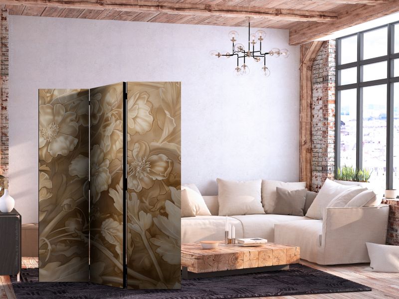 Parawan dwustronny Artgeist Kwiaty 135x172 cm Kwiaty 1 szt