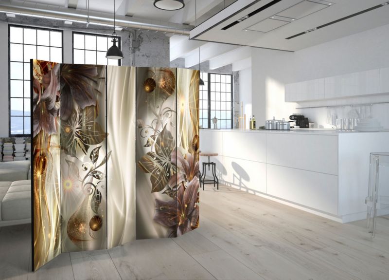 Parawan dwustronny Artgeist Kwiaty 225x172 cm Kwiaty 1 szt